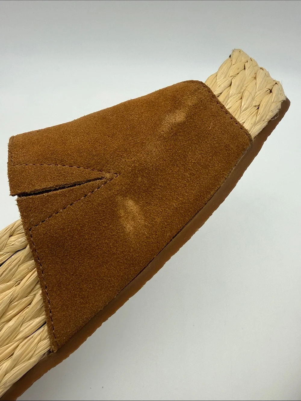 Splendid Billie Espadrille Platform Sandals Tan/Brown Color Doe